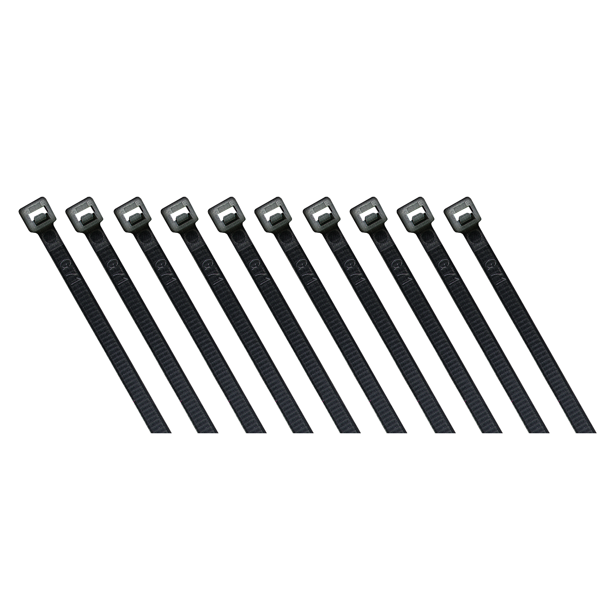 Kabelbinder McPower, schwarz, 200x3,6mm, 100er-Pack, UV beständig