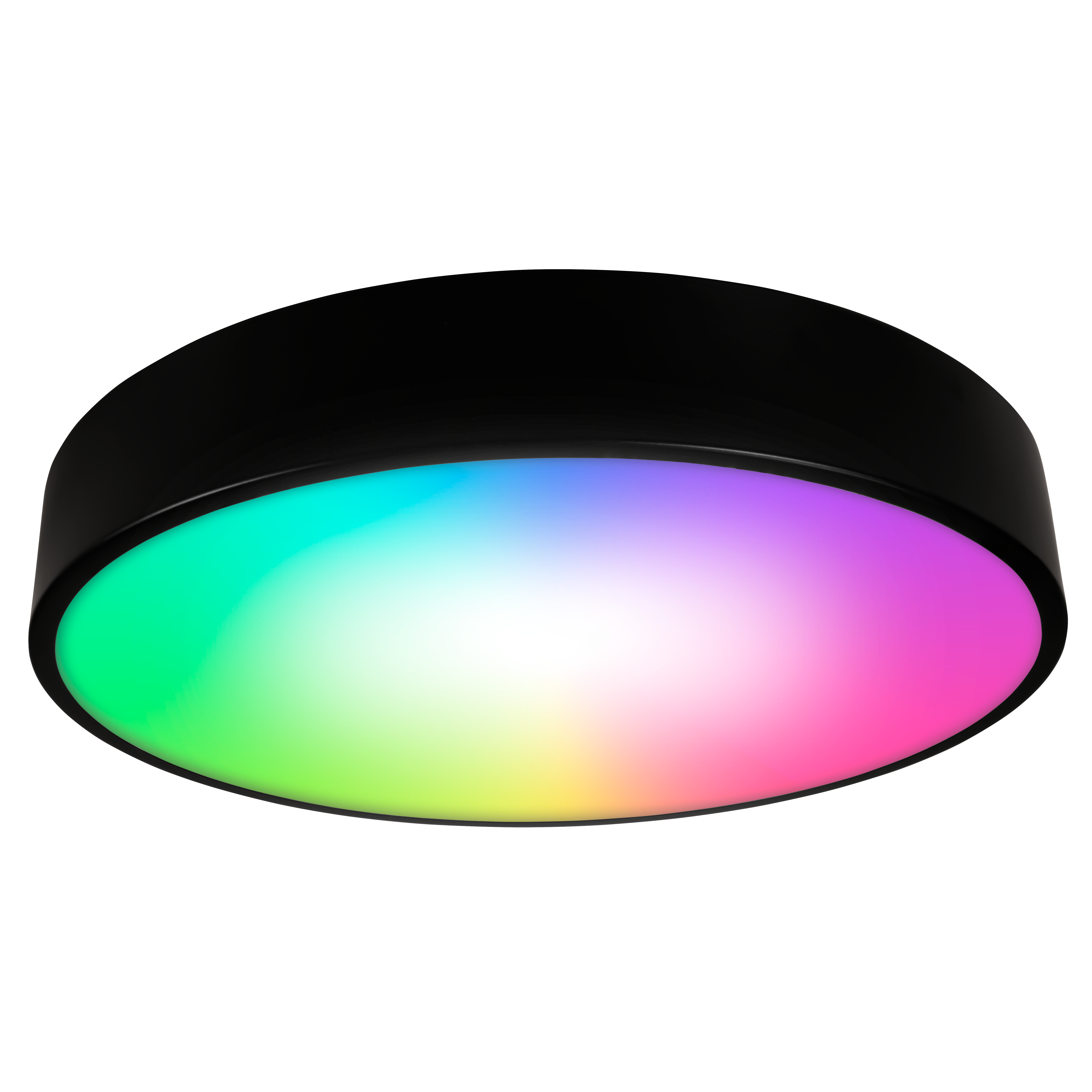 Wifi LED-Deckenleuchte McShine 35W, 4.450lm, Ø40cm, CCT+RGB, schwarz | ETT  - Ihr Elektronik- und Technikgroßhandel